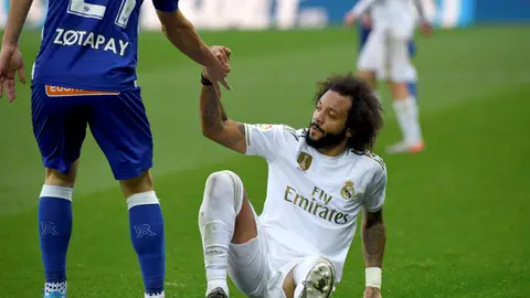 Marcelo, en un partido con el Real Madrid Marcelo, en un partido con el Real Madrid