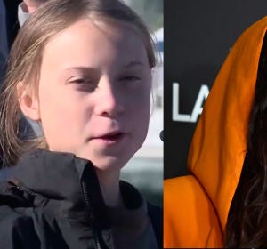 Greta Thunberg y Rosalía Greta Thunberg y Rosalía