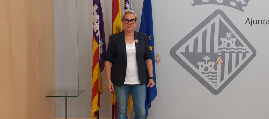 Sonia Vivas en el Ayuntamiento de Palma Sonia Vivas en el Ayuntamiento de Palma