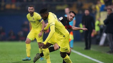 Koke, en una acci&oacute;n ante el Villarreal. 