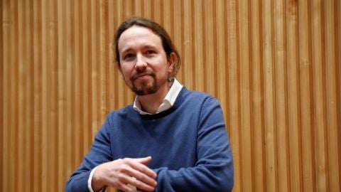 El l&iacute;der de Podemos, Pablo Iglesias