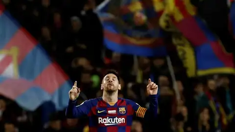 Leo Messi en el Camp Nou Leo Messi en el Camp Nou