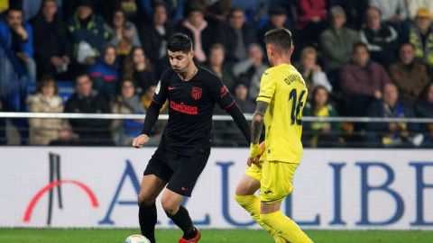 El delantero del Atl&eacute;tico de Madrid, &Aacute;lvaro Morata. 