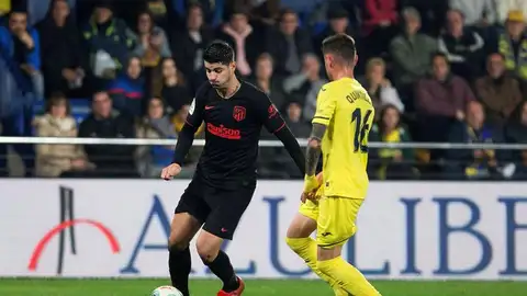 El delantero del Atlético de Madrid, Álvaro Morata. El delantero del Atlético de Madrid, Álvaro Morata.