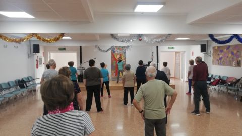 Taller en la Semana del Mayor de Crevillent.