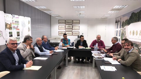 Reuni&oacute;n en la sede de ADIF de la Comunitat Valenciana.