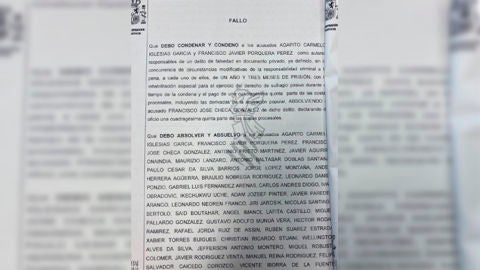 Fallo de la sentencia del Levante - Zaragoza 