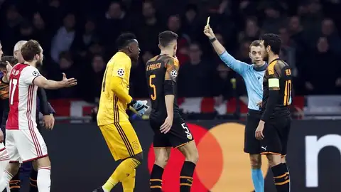 El capitán del Valencia, Dani Parejo. El capitán del Valencia, Dani Parejo.