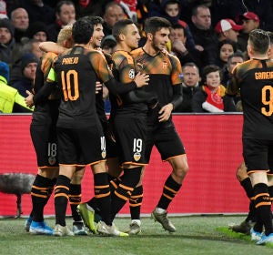 Rodrigo Moreno celebra su gol Rodrigo Moreno celebra su gol