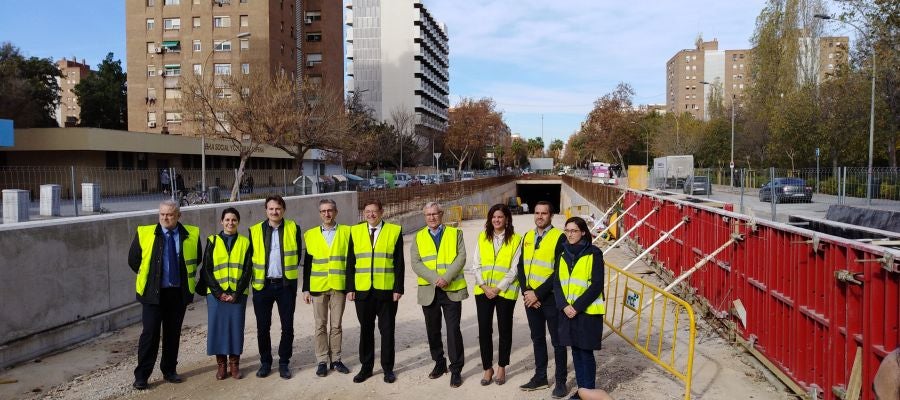 El president de la Generalitat Ximo Puig junto al alcalde de València Joan Ribó han visitado las obras. El president de la Generalitat Ximo Puig junto al alcalde de València Joan Ribó han visitado las obras.