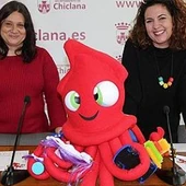 Choqui, en su presentación en el Ayuntamiento Choqui, en su presentación en el Ayuntamiento