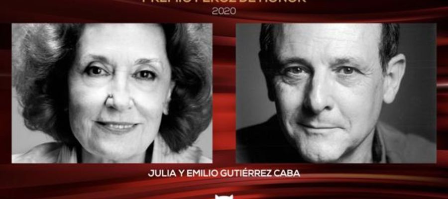 Julia Gutiérrez Caba y Emilio Gutiérrez Caba, premios Feroz de Honor 2020 Julia Gutiérrez Caba y Emilio Gutiérrez Caba, premios Feroz de Honor 2020