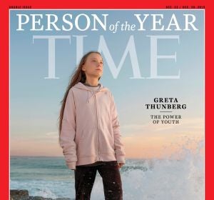 Greta Thunberg, "persona del año" para la revista Time Greta Thunberg, "persona del año" para la revista Time