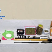 Material incautado por la Policía Nacional Material incautado por la Policía Nacional