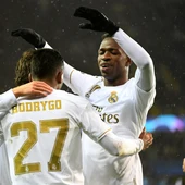 Rodrygo celebra su gol Rodrygo celebra su gol