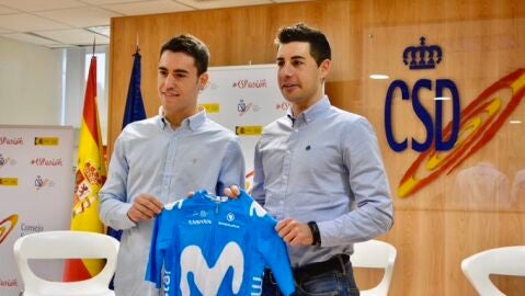 Sebasti&aacute;n Mora y Albert Torres presentados por Movistar