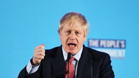 Boris Johnson, primer ministro brit&aacute;nico