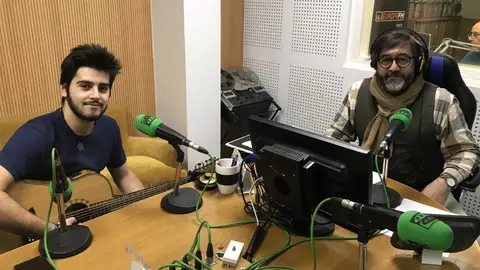 Ivan Caride nos estudios de Onda Cero Ourense Ivan Caride nos estudios de Onda Cero Ourense