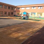 Patio de uno de los colegios de Aspe. Patio de uno de los colegios de Aspe.