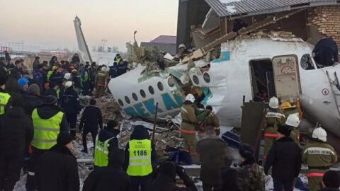 Accidente de avi&oacute;n en Kazajist&aacute;n