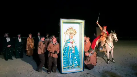 Venida de la Virgen 2019. Venida de la Virgen 2019.