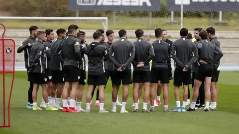Entrenamiento Málaga CF Tras el parón navideño