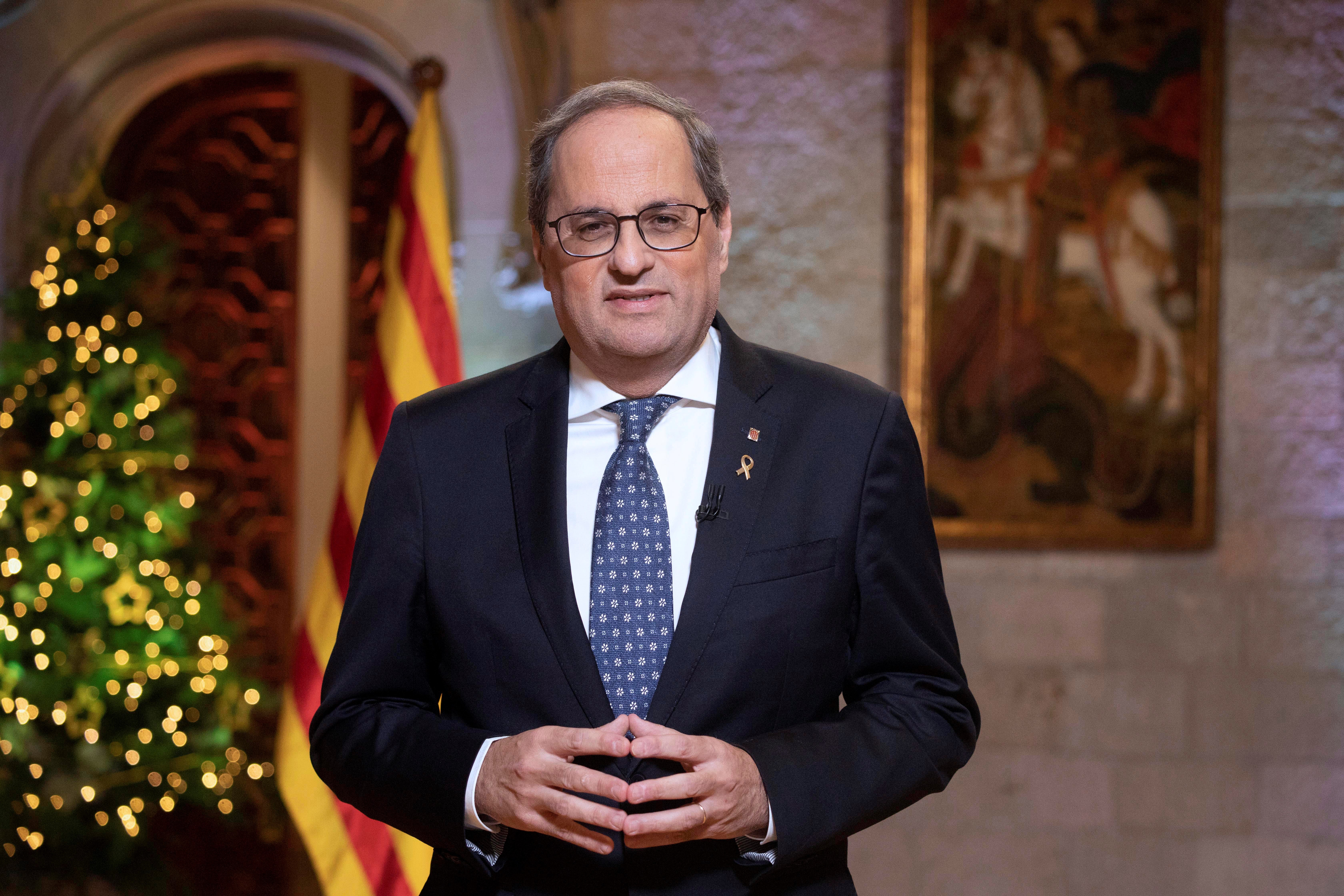 Torra rechaza cualquier solución para Cataluña que no pase por reconocer el derecho de autodeterminación Torra rechaza cualquier solución para Cataluña que no pase por reconocer el derecho de autodeterminación