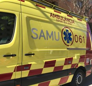 Una ambulancia del SAMU 061 Una ambulancia del SAMU 061