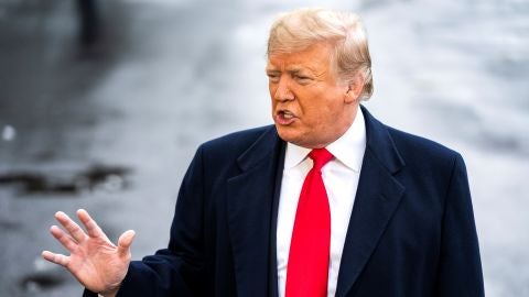 El presidente del Estados Unidos, Donald Trump. 