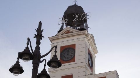 El reloj de la Puerta del Sol