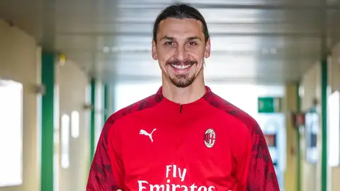 El delantero del Milan, Zlatan Ibrahimovic. El delantero del Milan, Zlatan Ibrahimovic.