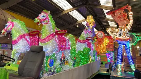 Carroza de la cabalgata de Torrejón de Ardoz Cabalgata de Luz de Torrejón