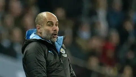 El entrenador del Manchester City, Pep Guardiola. El entrenador del Manchester City, Pep Guardiola.