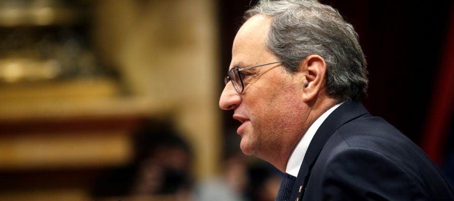 El presidente de la Generalitat, Quim Torra El presidente de la Generalitat, Quim Torra