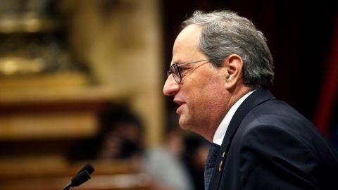 El presidente de la Generalitat, Quim Torra