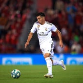 Brahim Díaz, durante un partido del Real Madrid