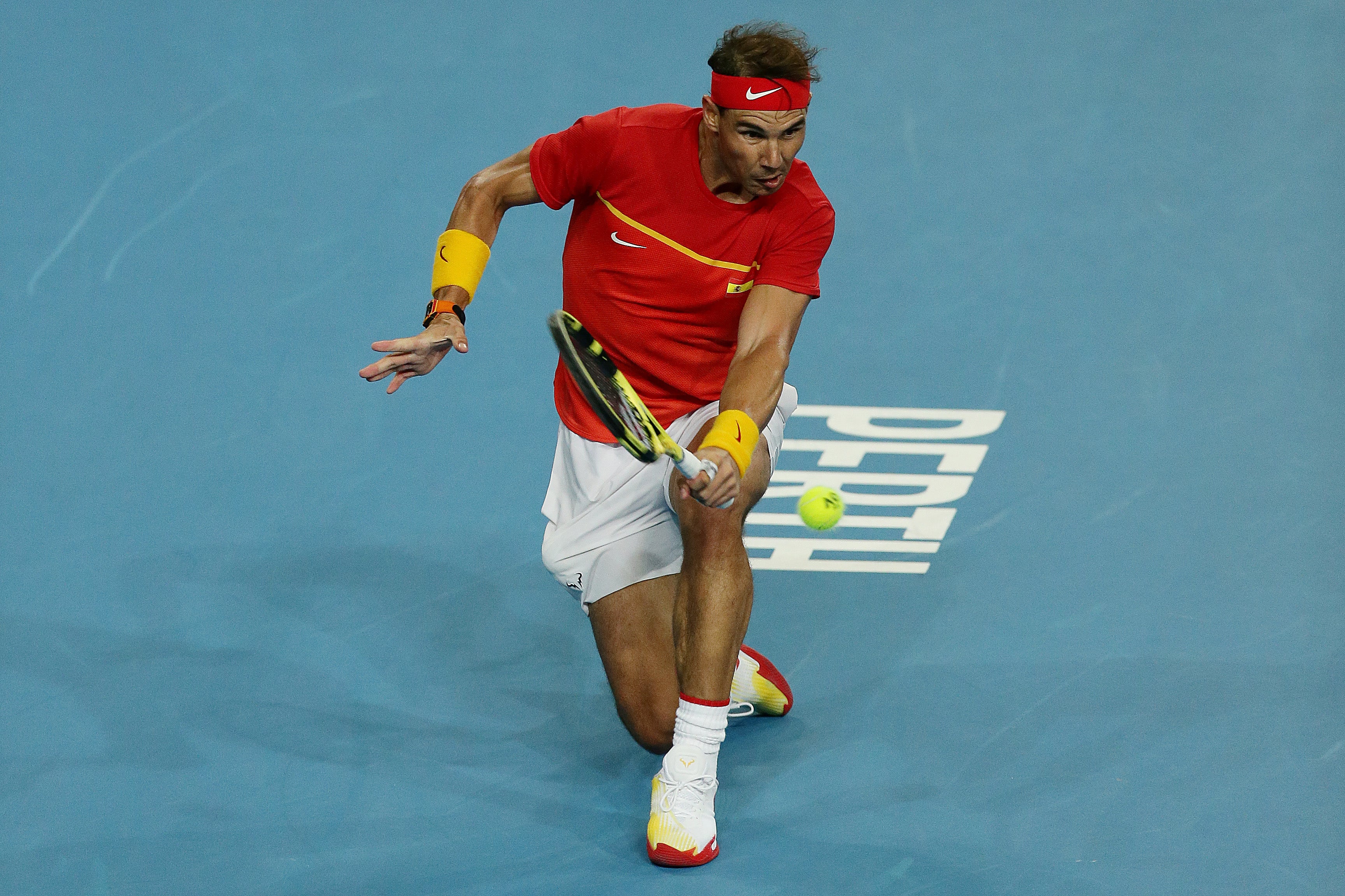 Nadal cae ante Goffin y España se jugara el pase a semis en el dobles de la copa ATP Nadal cae ante Goffin y España se jugara el pase a semis en el dobles de la copa ATP