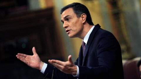 El candidato a la Presidencia, Pedro S&aacute;nchez