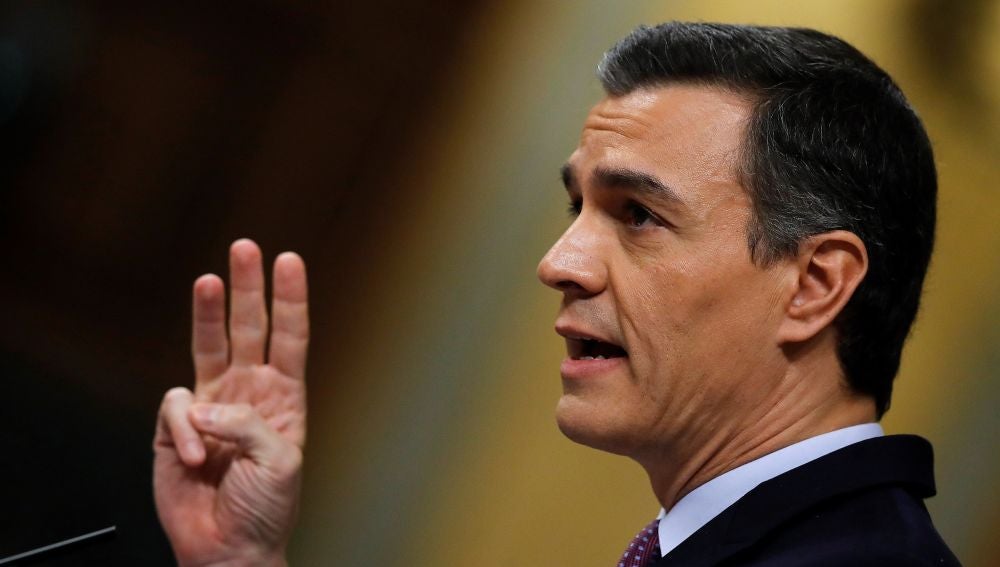 La réplica de Sánchez a Abascal: "Son lo opuesto al sentido común y mienten más que hablan" La réplica de Sánchez a Abascal: "Son lo opuesto al sentido común y mienten más que hablan"