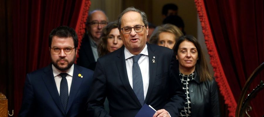 El presidente de la Generalitat de Catdaluña, Quim Torra El presidente de la Generalitat de Catdaluña, Quim Torra