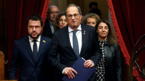 El presidente de la Generalitat de Catdalu&ntilde;a, Quim Torra