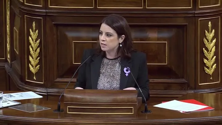 Adriana Lastra en el Congreso