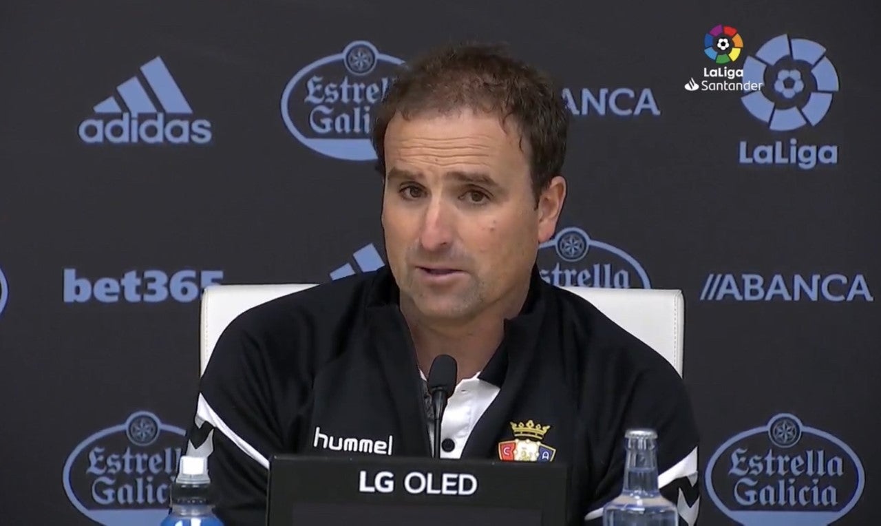 Arrasate: "Tenemos 24 puntos, vamos bien, pero esto no para aquí" Arrasate: "Tenemos 24 puntos, vamos bien, pero esto no para aquí"