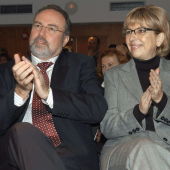 Los entonces diputados Eduardo Tamayo y María Teresa Sáez