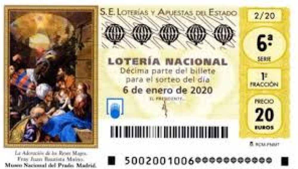Lotería de El Niño 2020. Lotería de El Niño 2020.