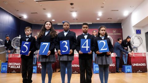 El 57342, primer premio del sorteo de El Ni&ntilde;o.