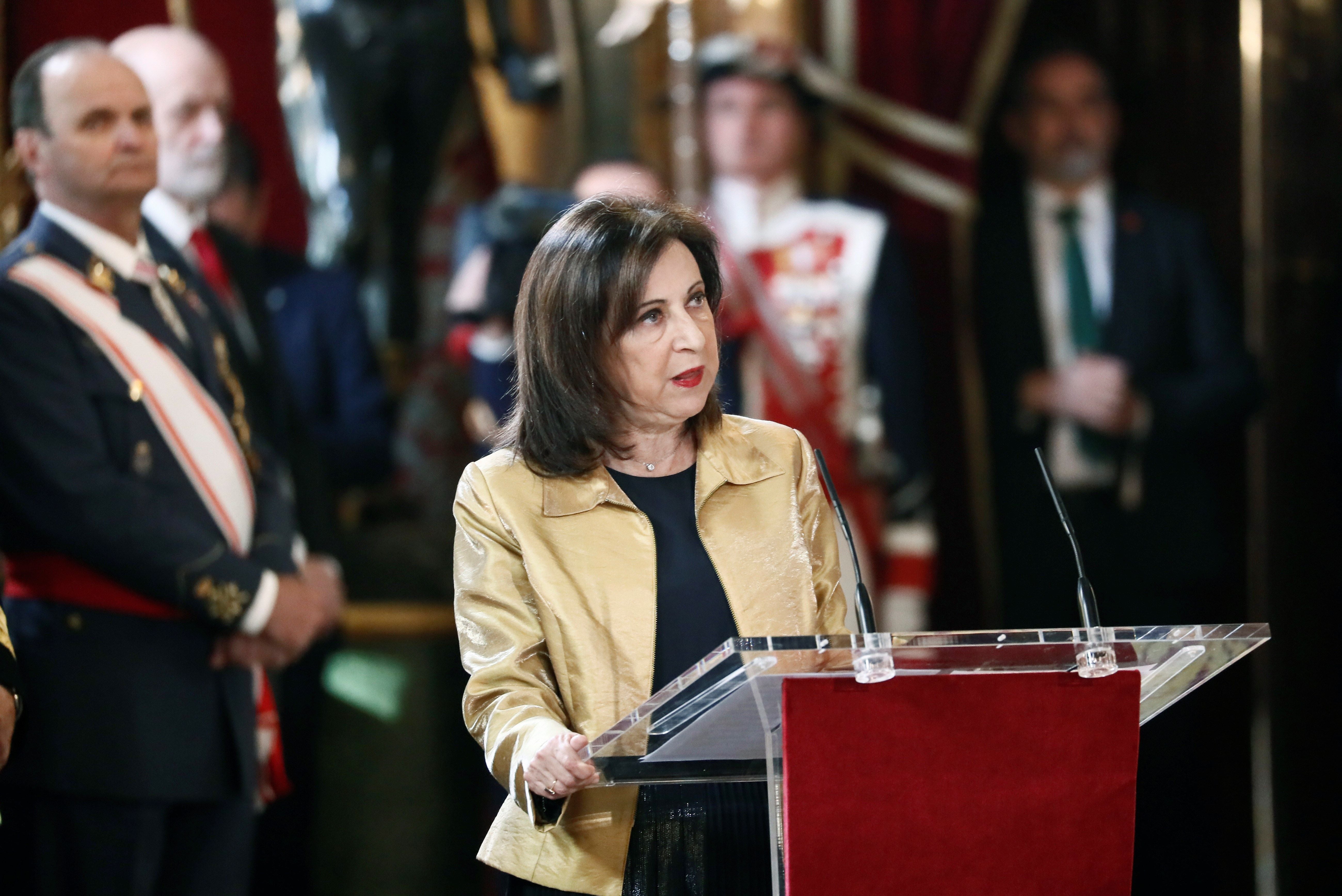 Margarita Robles se compromete con la seguridad de las tropas españolas en Irak Margarita Robles se compromete con la seguridad de las tropas españolas en Irak