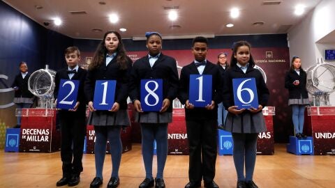 21816, segundo premio del sorteo del Ni&ntilde;o
