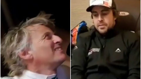 Jes&uacute;s Calleja, con Fernando Alonso