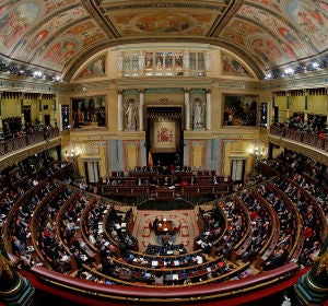Vista del pleno del Congreso de los Diputados Vista del pleno del Congreso de los Diputados